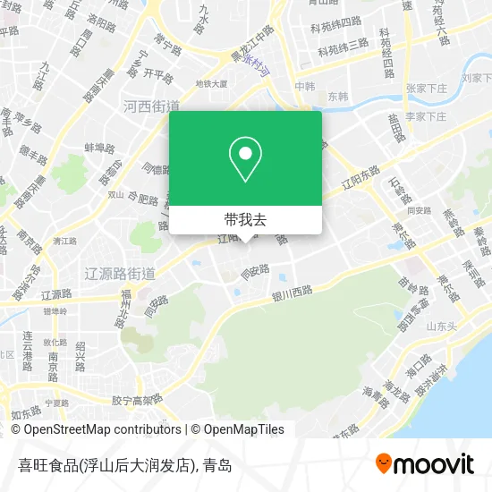 喜旺食品(浮山后大润发店)地图