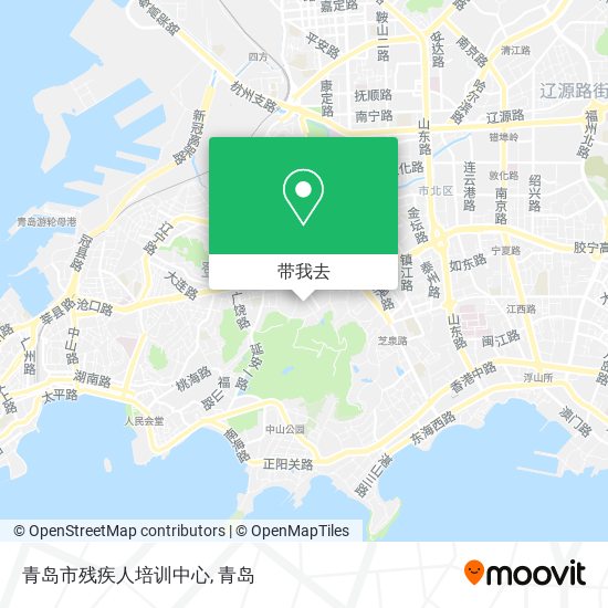 青岛市残疾人培训中心地图