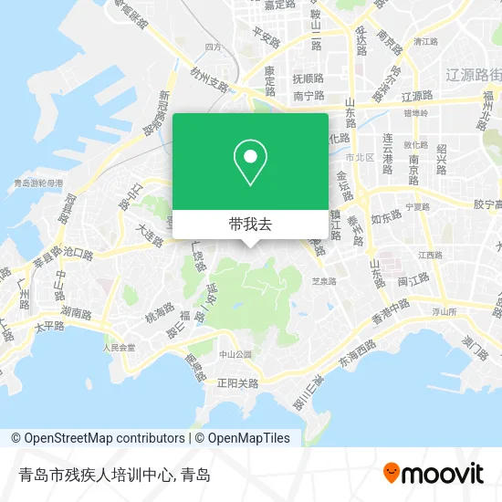青岛市残疾人培训中心地图