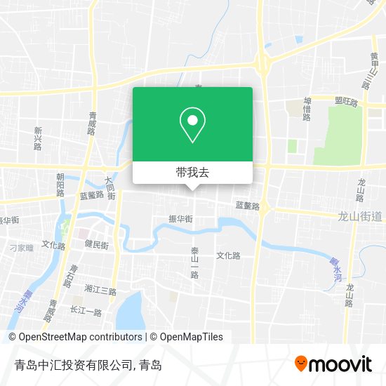 青岛中汇投资有限公司地图