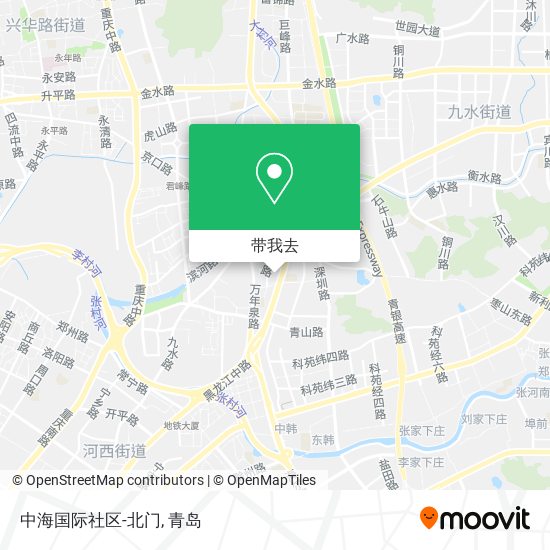 中海国际社区-北门地图