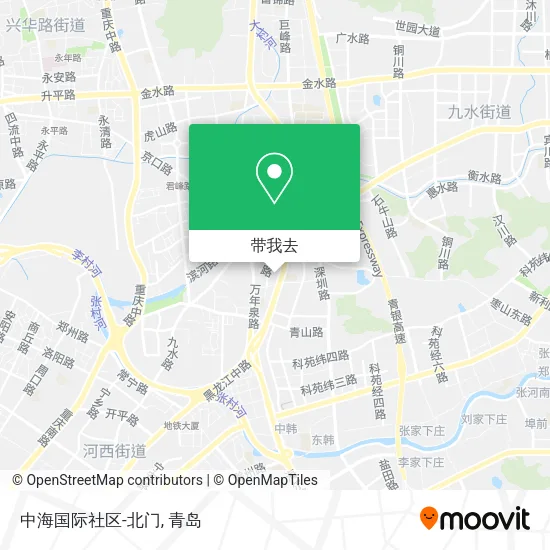中海国际社区-北门地图
