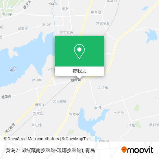 黄岛716路(藏南换乘站-琅琊换乘站)地图