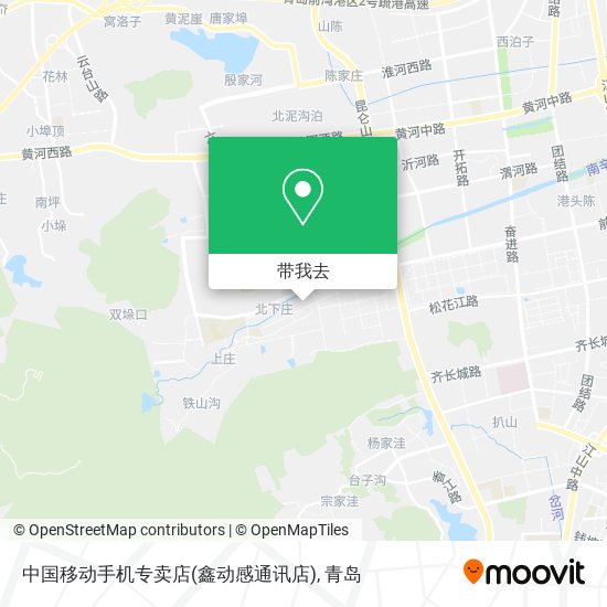 中国移动手机专卖店(鑫动感通讯店)地图