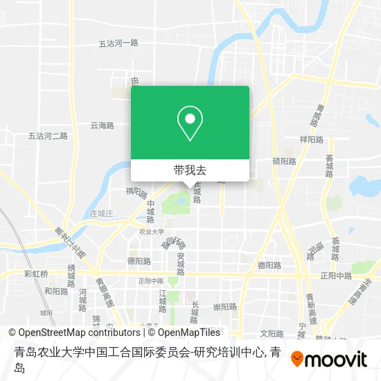 青岛农业大学中国工合国际委员会-研究培训中心地图