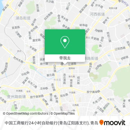 中国工商银行24小时自助银行(青岛辽阳路支行)地图