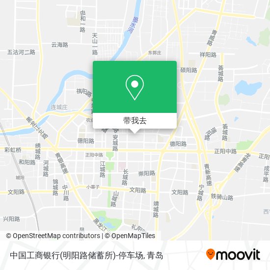 中国工商银行(明阳路储蓄所)-停车场地图