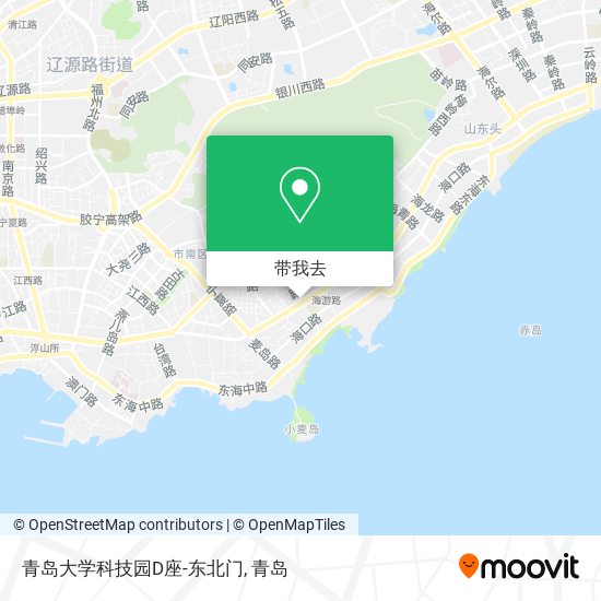 青岛大学科技园D座-东北门地图