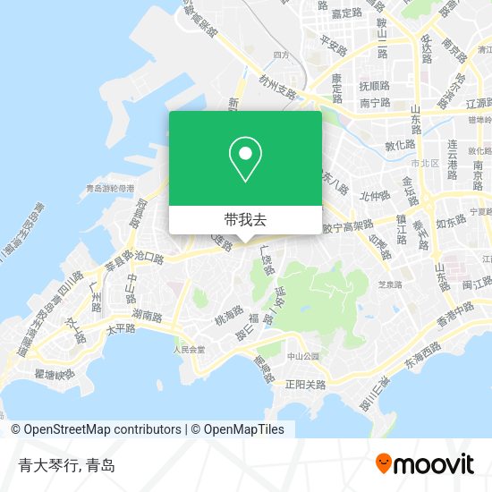 青大琴行地图