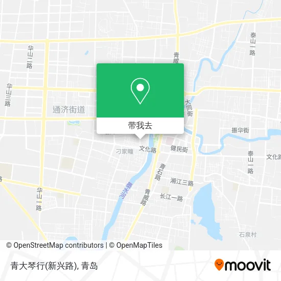 青大琴行(新兴路)地图