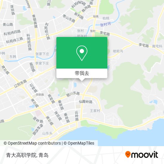 青大高职学院地图