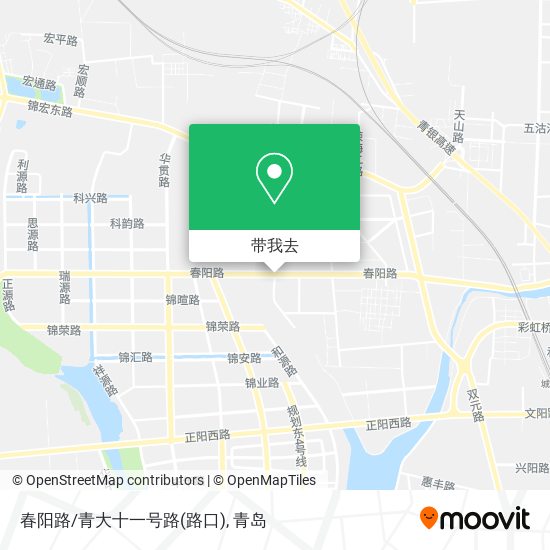 春阳路/青大十一号路(路口)地图