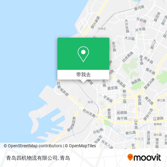 青岛四机物流有限公司地图
