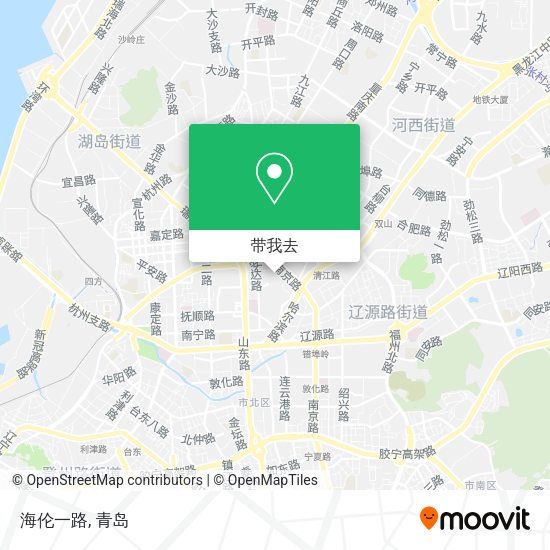 海伦一路地图