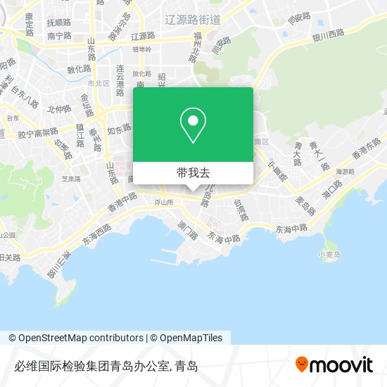 必维国际检验集团青岛办公室地图