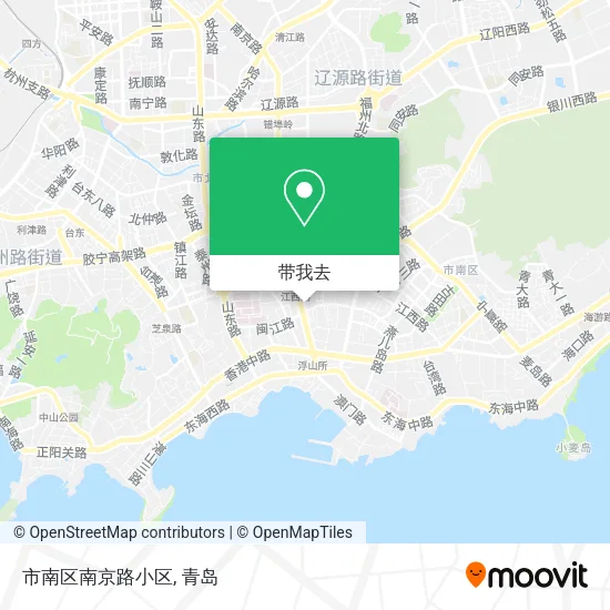 市南区南京路小区地图