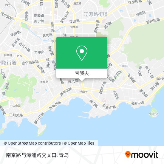 南京路与漳浦路交叉口地图