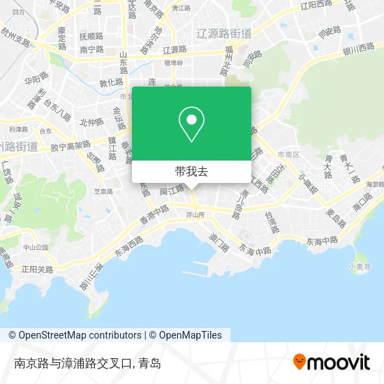 南京路与漳浦路交叉口地图