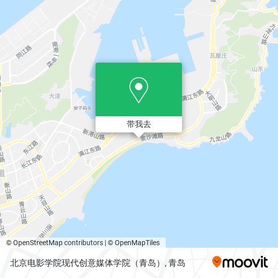 北京电影学院现代创意媒体学院（青岛）地图