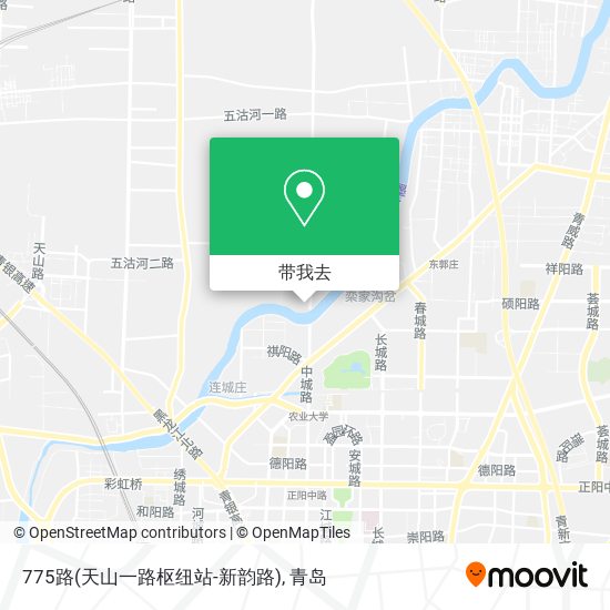 775路(天山一路枢纽站-新韵路)地图