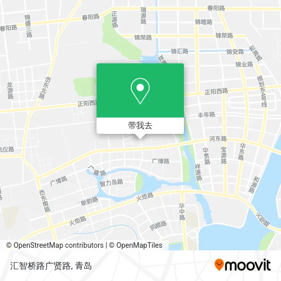 汇智桥路广贤路地图