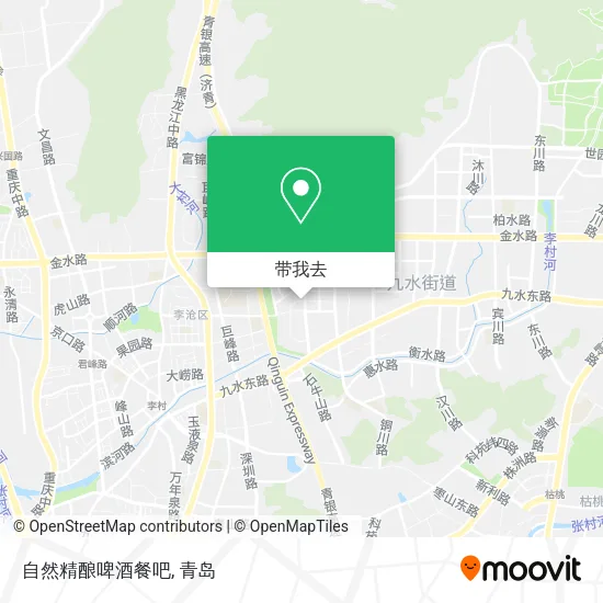 自然精酿啤酒餐吧地图