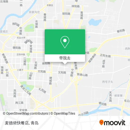 麦德侬快餐店地图