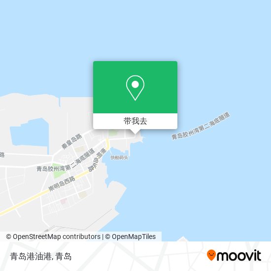 青岛港油港地图