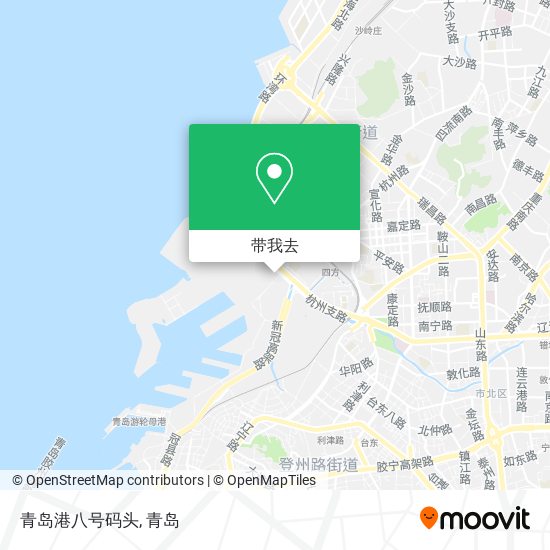 青岛港八号码头地图