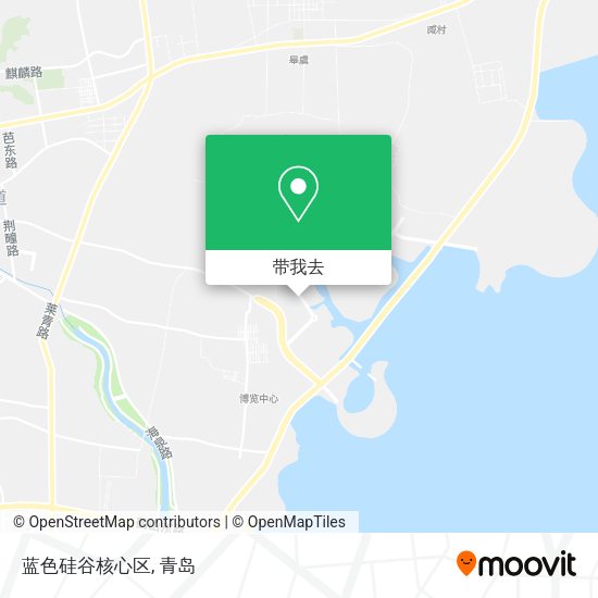 蓝色硅谷核心区地图