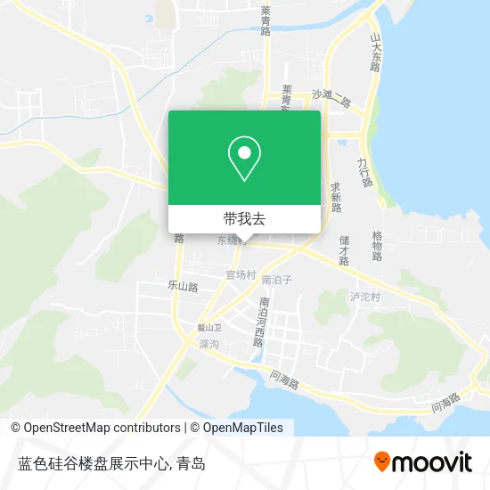 蓝色硅谷楼盘展示中心地图