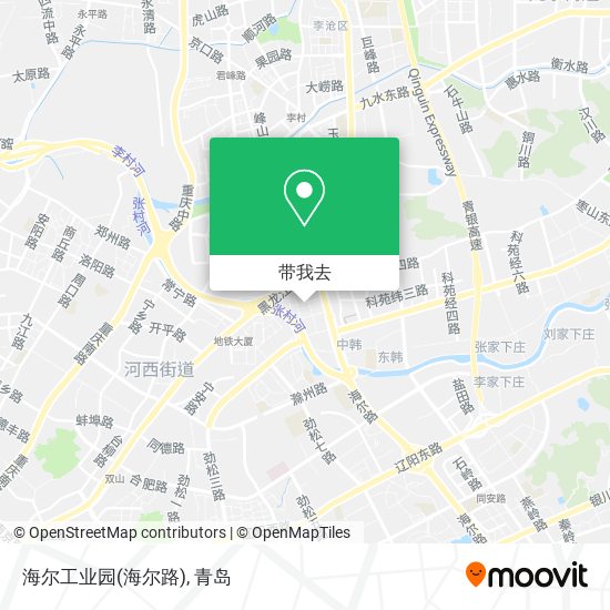 海尔工业园(海尔路)地图