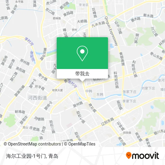 海尔工业园-1号门地图