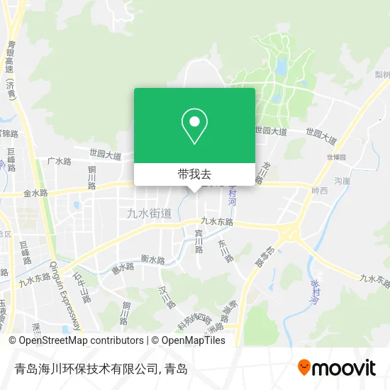 青岛海川环保技术有限公司地图