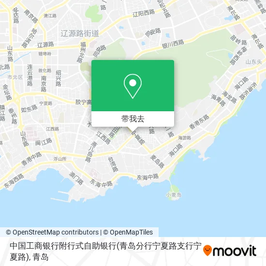 中国工商银行附行式自助银行(青岛分行宁夏路支行宁夏路)地图