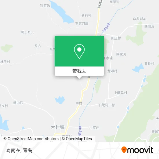 岭南在地图