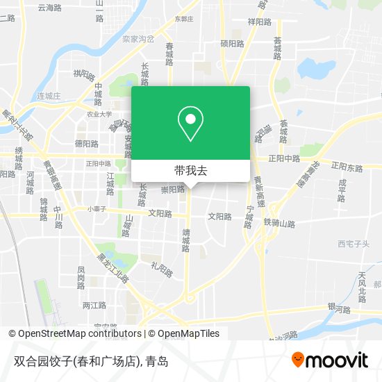 双合园饺子(春和广场店)地图