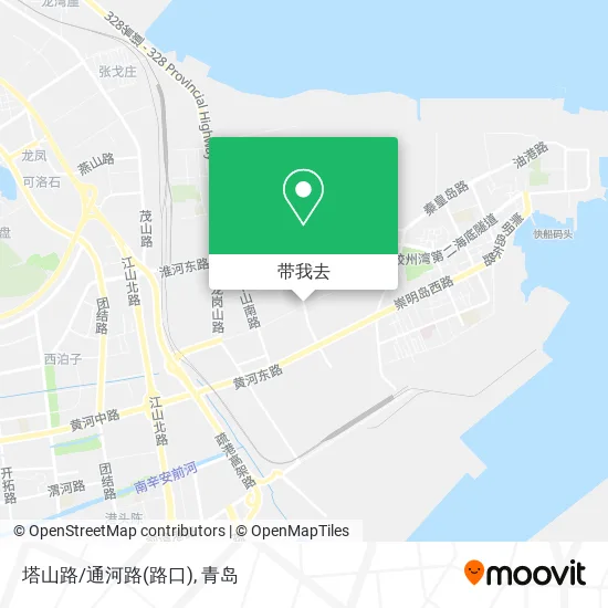 塔山路/通河路(路口)地图