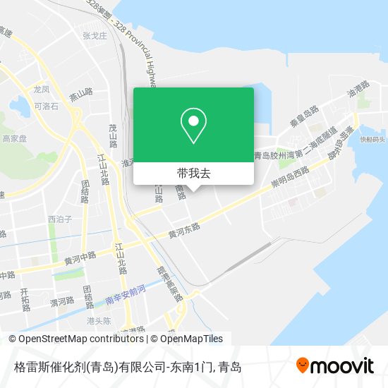 格雷斯催化剂(青岛)有限公司-东南1门地图