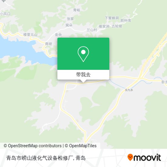 青岛市崂山液化气设备检修厂地图
