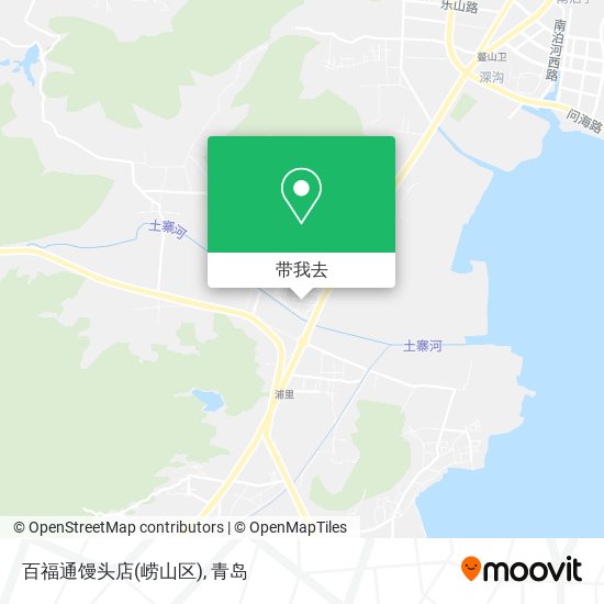 百福通馒头店(崂山区)地图