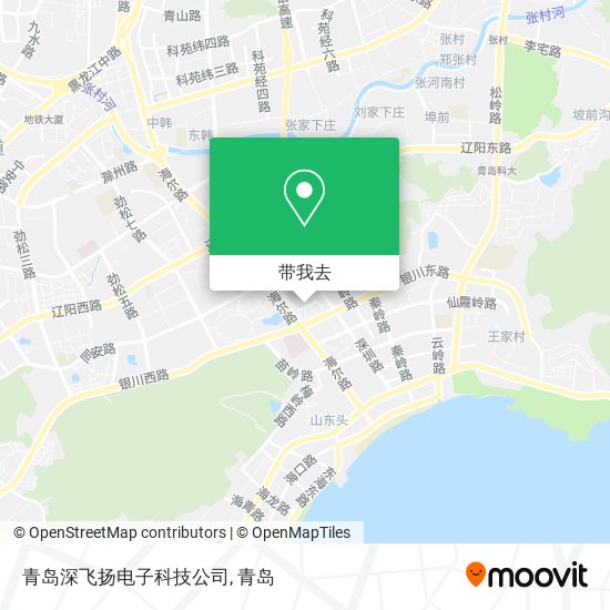 青岛深飞扬电子科技公司地图