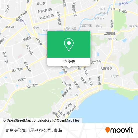 青岛深飞扬电子科技公司地图