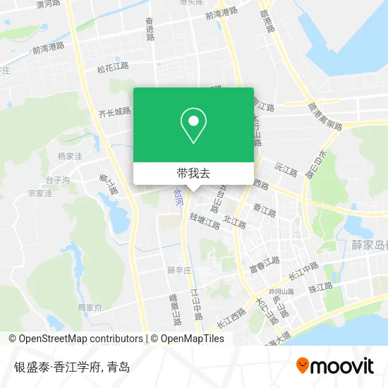 银盛泰·香江学府地图