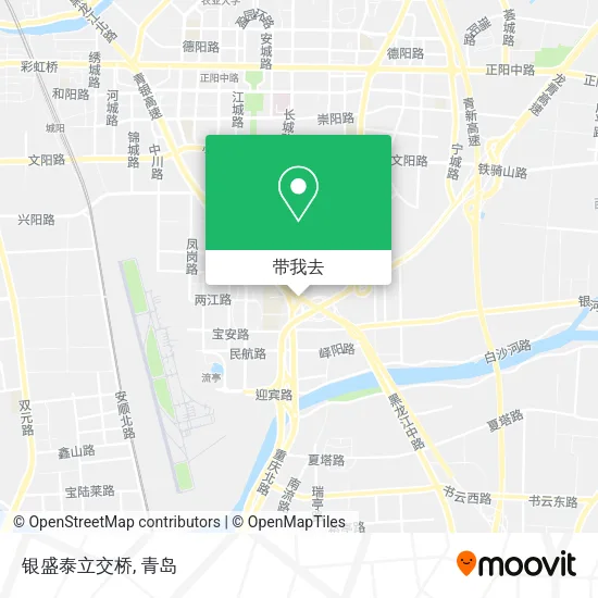 银盛泰立交桥地图