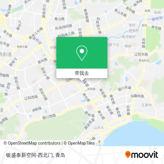 银盛泰新空间-西北门地图