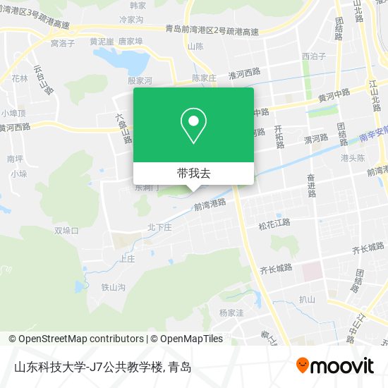 山东科技大学-J7公共教学楼地图