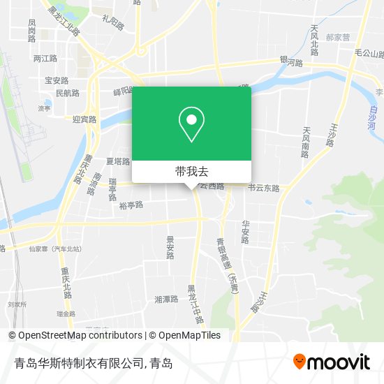 青岛华斯特制衣有限公司地图