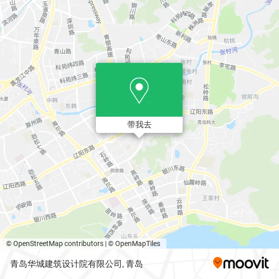 青岛华城建筑设计院有限公司地图