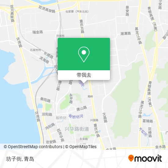 坊子街地图